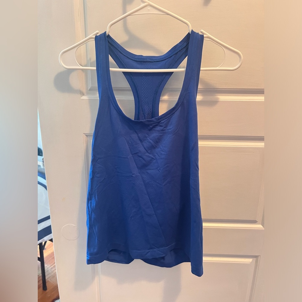 ROYAL BLUE LULULEMON RACE LENGTH SWIFTLY TECH TANK TOP